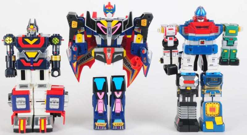 Lot of 4 Assorted Robots Includes Sun Vulcan God Marz