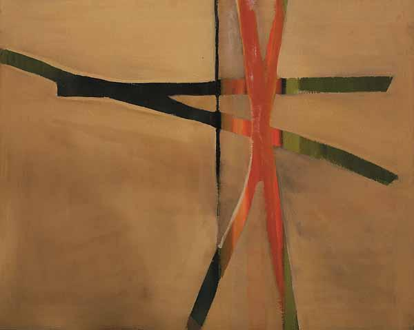Mildred Millie Wohl American New Orleans d 1977 Abstraction oil