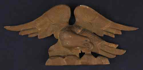 Pair of giltwood double arm sconces 20th c 22 h