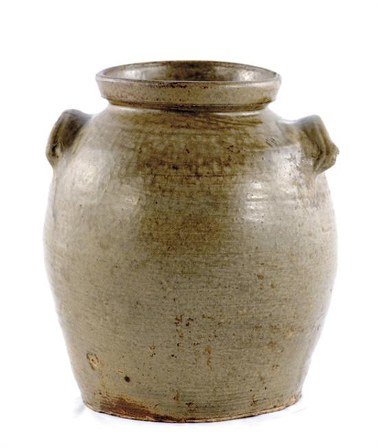 Edgefield District storage jar by John Landrum circa 1860 flared