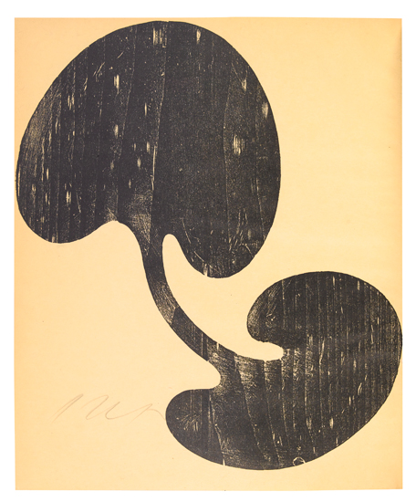 ARP HANS Onze Peintres Three color woodcuts one each by