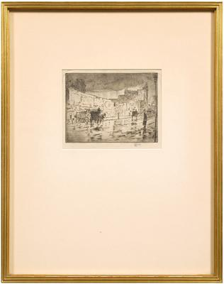 Etching Frederick Childe Hassam N A New York 1859 1935