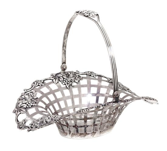 Sale 491 Lot 298 A Birks Sterling Silver Reticulated Basket