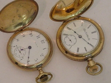 609 2 Elgin 15J HC 18S s 5768978 and an