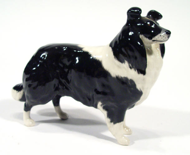 Hand painted Beswick English sheepdog factory marks to feet 12cm