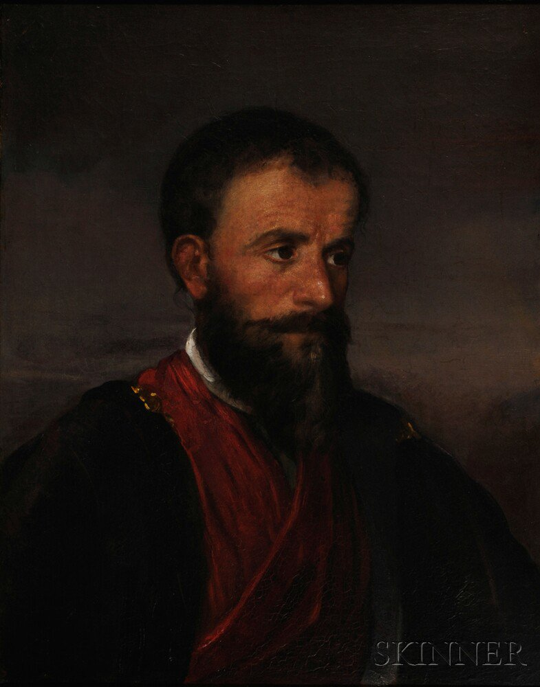 James Edward Freeman American 1808 1884 Man in a Red