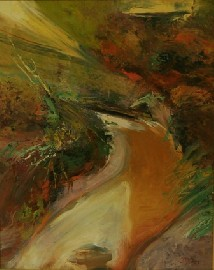Reinis Zusters 1919 1999 Jamison Creek oil on board signed