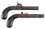 PAIR OF LELYON PERCUSSION POCKET PISTOLS Cal 56 NSN 3