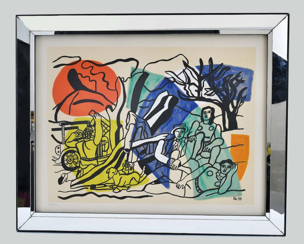 FERNAND LEGER FRENCH 1881 1955 LITHOGRAPHPartie de Campagne 1960 Signed