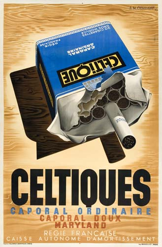A M CASSANDRE 1901 1968 CELTIQUES 1934 59x38 3 4