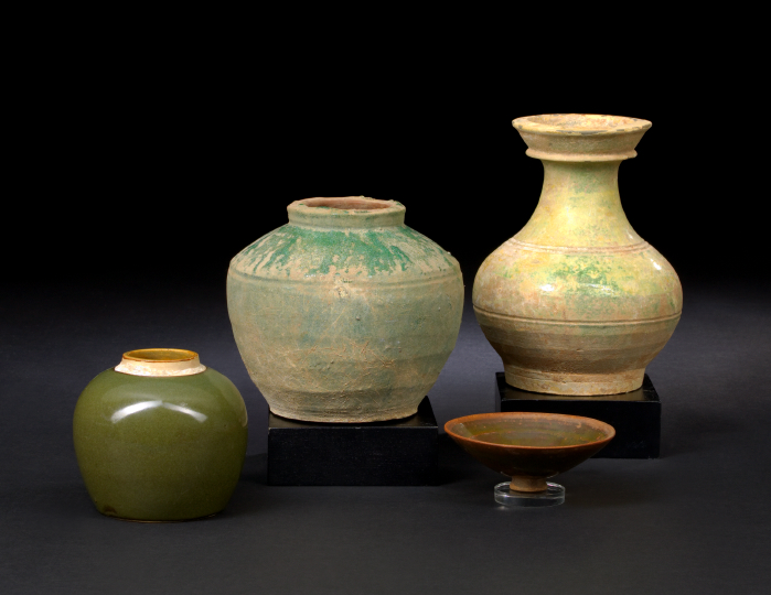 Chinese Pottery Tomb Storage Jar Han Dynasty 260 B C