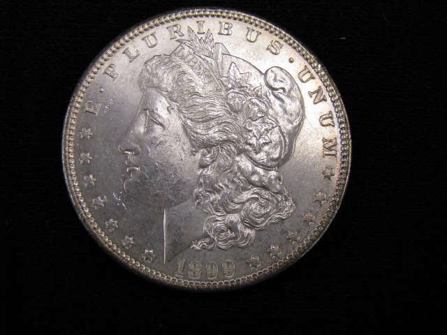 1899 S Morgan Silver Dollar uncirculated scarcer in high grade