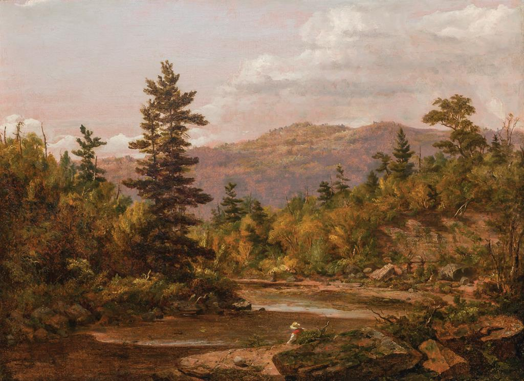 SANFORD ROBINSON GIFFORD American 1823 1880 View from Schoharie Kill