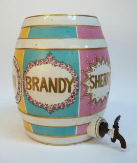 English Pub Porcelain Liquor Dispenser English Pub Porcelain Liquor Dispenser