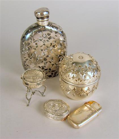 Ten piece group of assorted sterling silver table items Approx