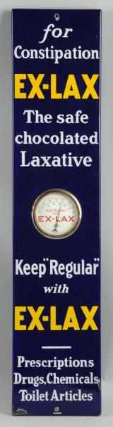Ex Lax Thermometer with Scarce Dial Readout Circa 1930s Porcelain
