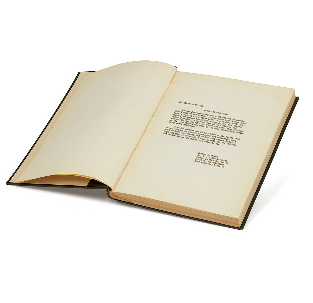 W W I Manuscript of U S Lt Col Monroe