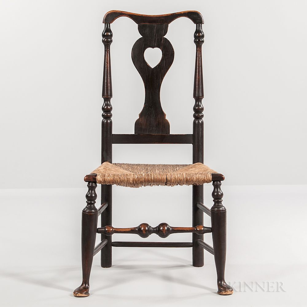 Vase back Chair with Heart Cutout Vase back Chair with
