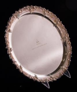 Alpaka WW2 3rd Army Division Spearhead Tray Lovely Alpaka silver