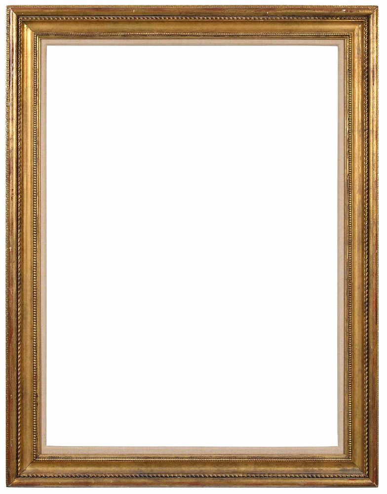 20th Century Cove Molding Frame gilt wood rabbet without liner