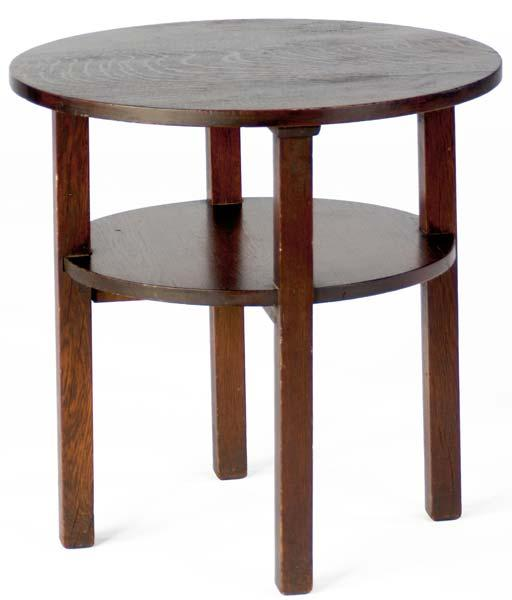 L AND J G STICKLEY Tea table no 508 with