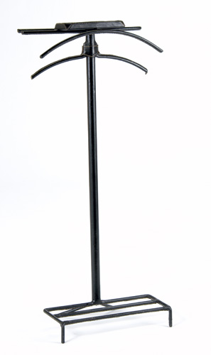 JACQUES ADNET Valet covered in leather 43 x 19 x