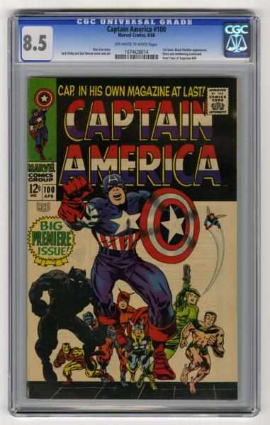 Captain America 100 CGC 8 5 Marvel Comics 4 68