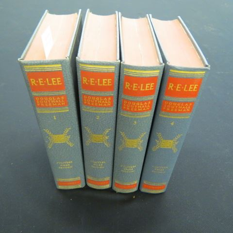4 Volumes Robert E Lee A Biography by Douglas Southall