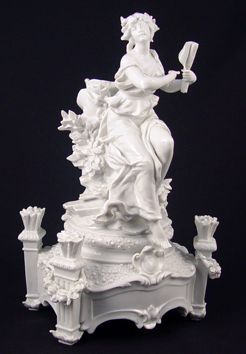 VOLKSTEDT BLANC DE CHINE PORCELAIN FIGURE Measures 11 3 4