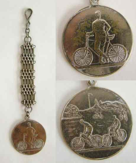 Fob for Watch 5 3 4 long overall Medal is