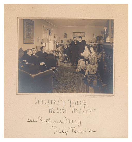ALSO SIGNED BY MACY AND THOMSON KELLER HELEN Photograph Signed