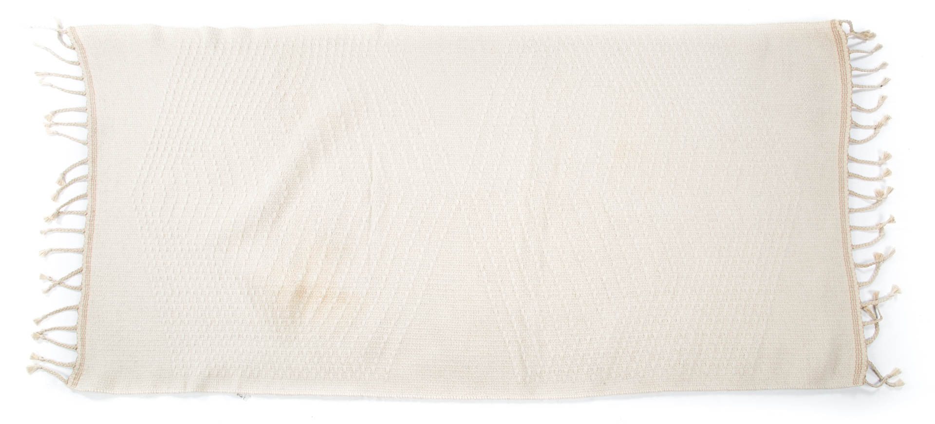 Peter Collingwood Floor Tapestry Fiber British 1922 2008 White goat