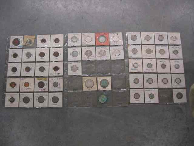 Estate lot of coins cents thru halves some earl some