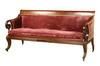 SOFA New York open arm early 19th c sofa Mahogany