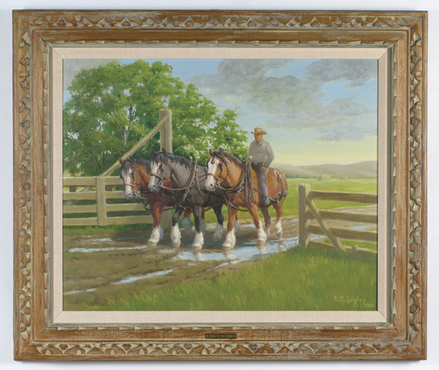 EDWARD B QUIGLEY OIL ON CANVAS Portland Oregon 1895 1989