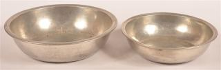 2 Townsend Compton London Pewter Bowls Two Townsend Compton London