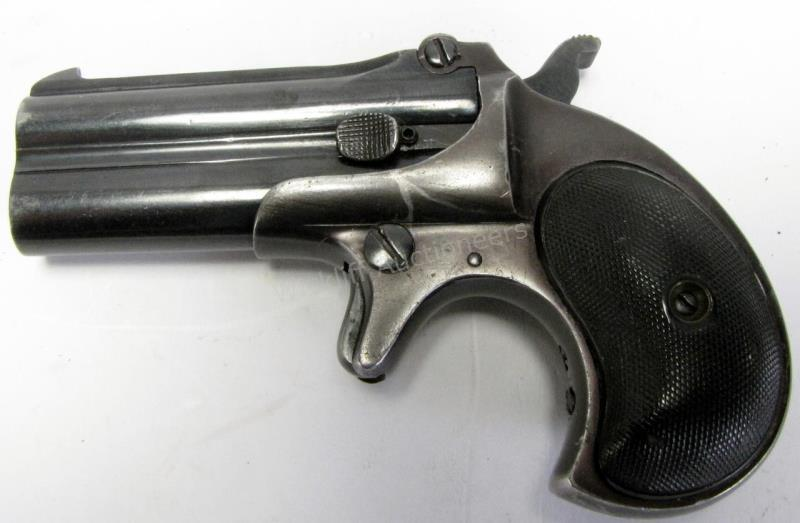 Remington Type III 1st Variation Over Under Derringer Blued 3