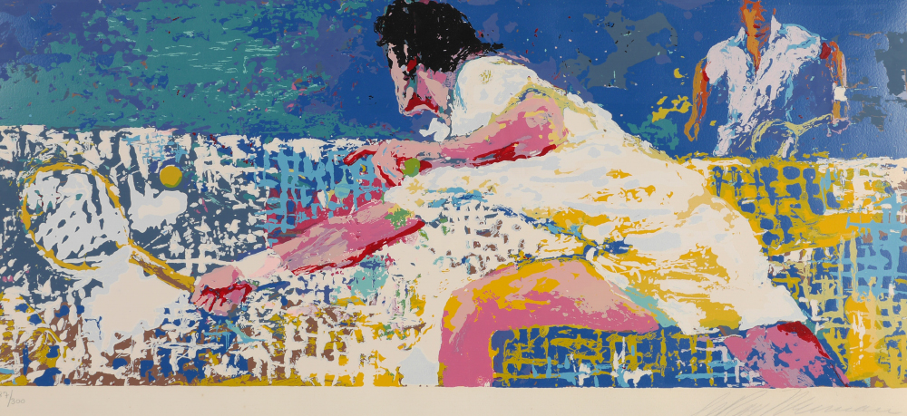 NEIMAN Leroy American 1921 2012 Get Shot Depicts a Tennis