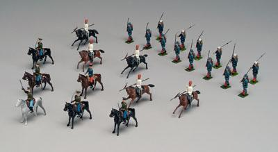 Sets Britains toy soldiers set No 136 Russian cavalry five