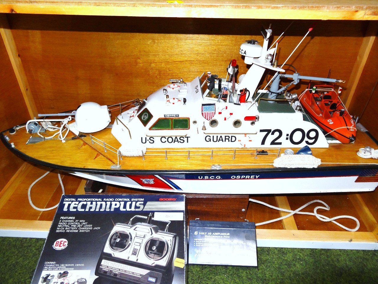 A model US coast guard Osprey 72 09 boat 1