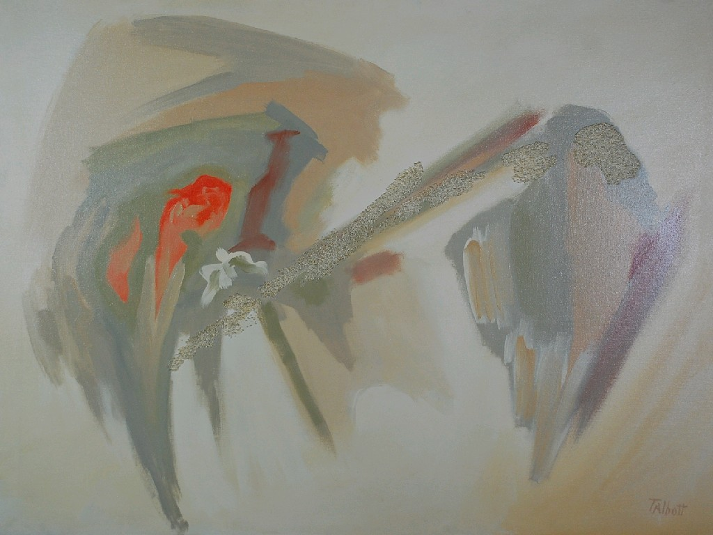 TALBOT twentieth century MIXED MEDIA ON CANVAS Abstract 40 1
