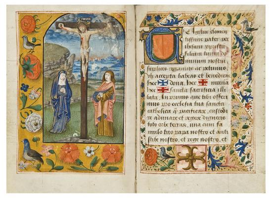 MISSALE ROMANUM in Latin Flanders c 1575 1600 illuminated manuscript