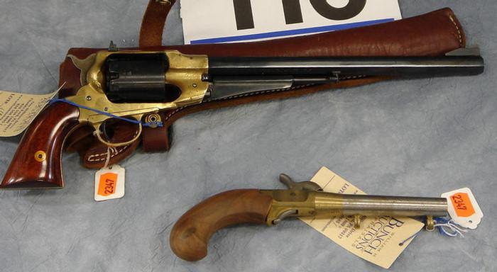 Reproduction mzl ldg Remington Army type revolver 44 cal 12
