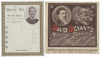 Devant David Three Pieces of Ephemera Including a chap book
