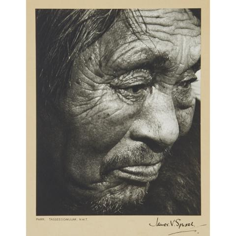 James V Sporat 19th 20th Century THREE INUIT PORTRAITS PARR