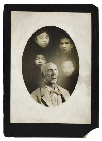 PHOTOGRAPH OF GHOSTS PHOTOGRAPHY Spirit Photograph of Isham Dunstan the