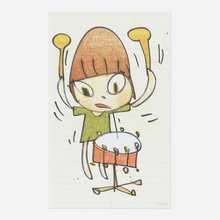 Yoshitomo Nara BANGING THE DRUM 2020offset lithograph in colors27 h