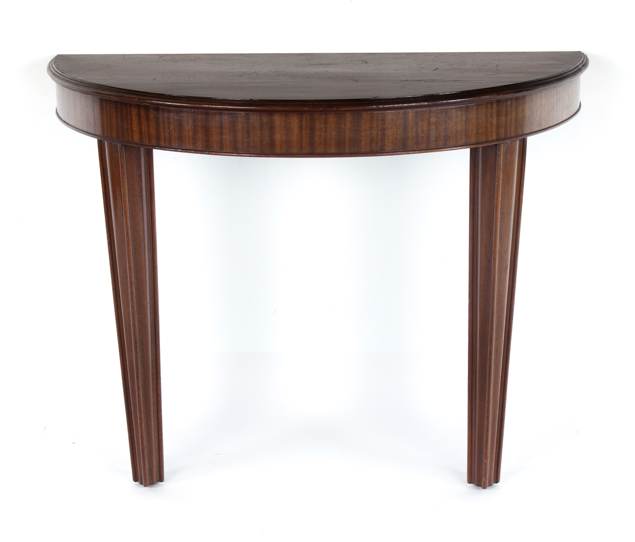 George III style mahogany console table Undernumber 1187 99593