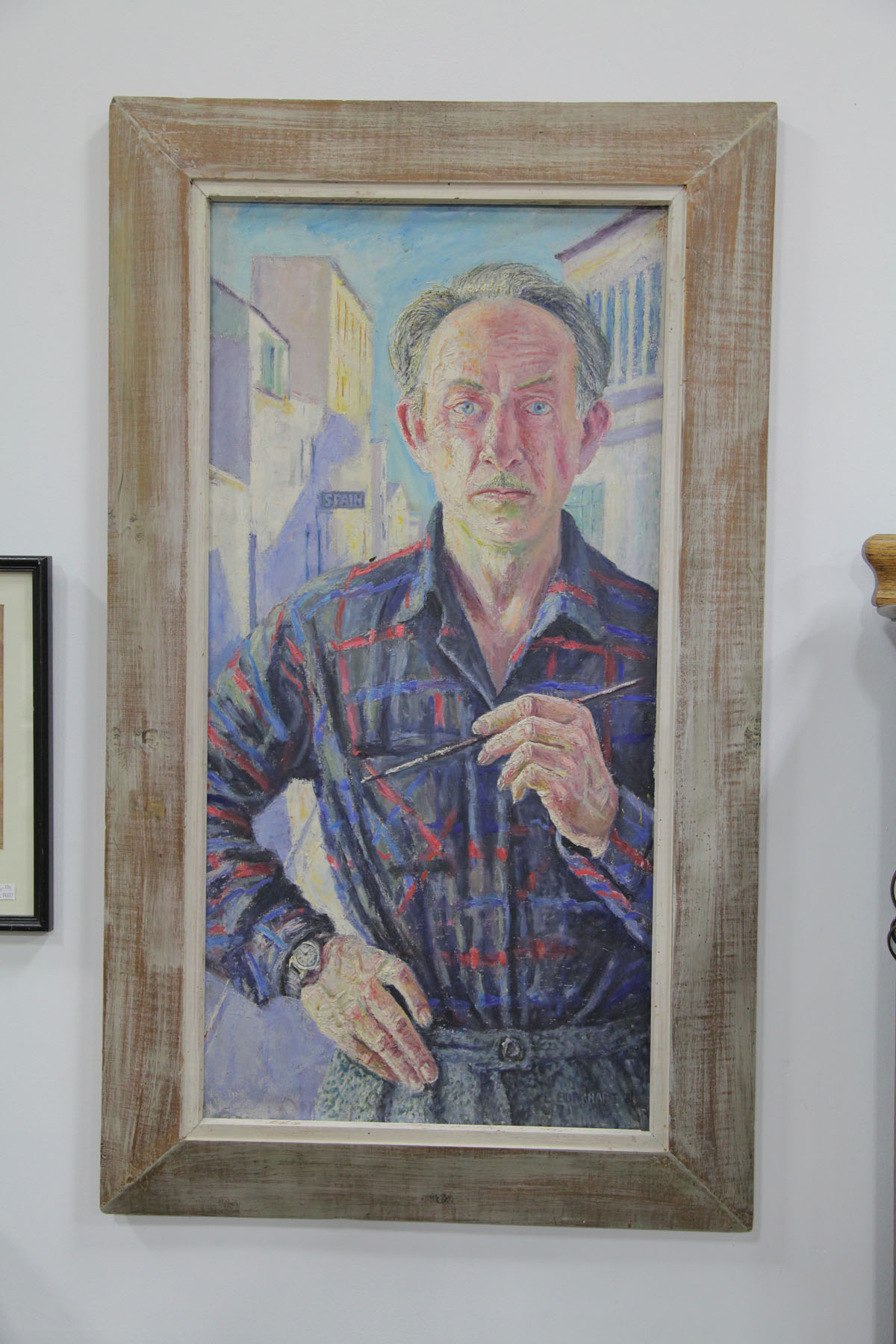 SELF PORTRAIT BY EMERSON BURKHART OHIO 1905 1969 Oil on