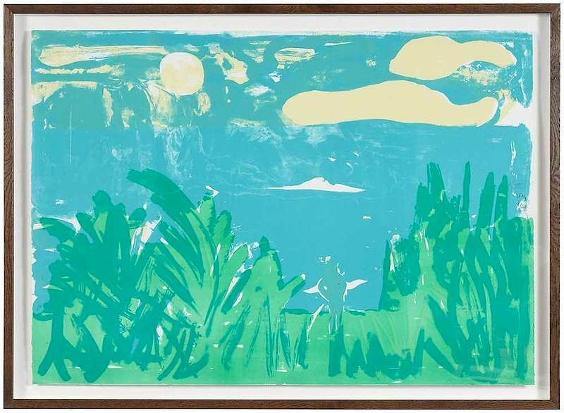 Romare Bearden New York North Carolina 1911 1988 Caribbean Landscape